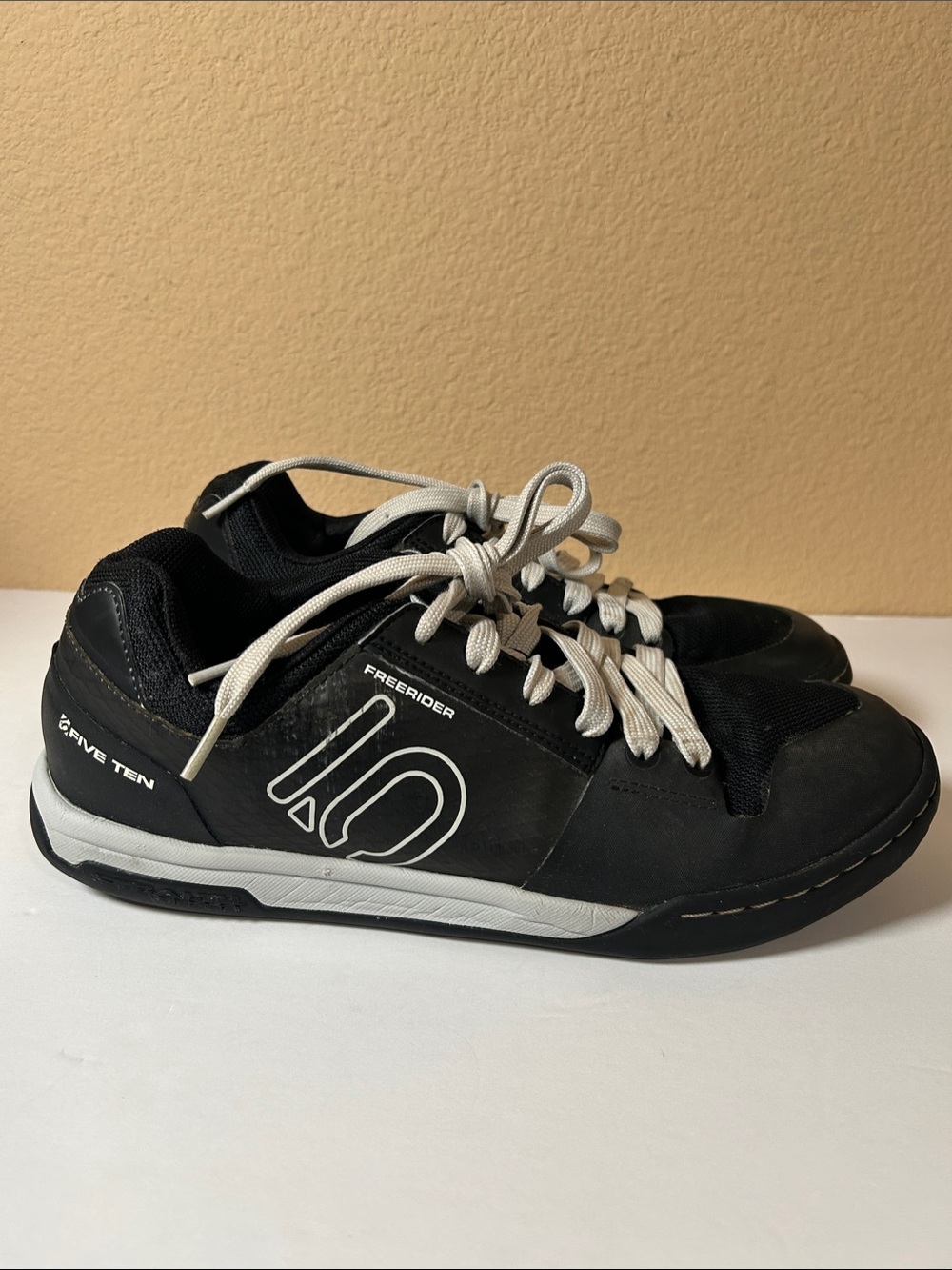 Men’s Freerider Black Lace-Up Mountain Bike Shoes